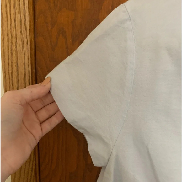 Zara Trafaluc Collection Blue Ruched Asymmetric Blouse - Picture 3 of 5